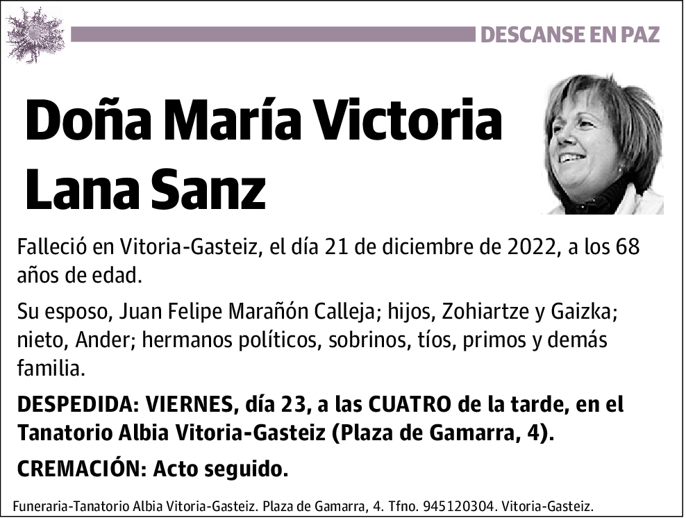 María Victoria Lana Sanz