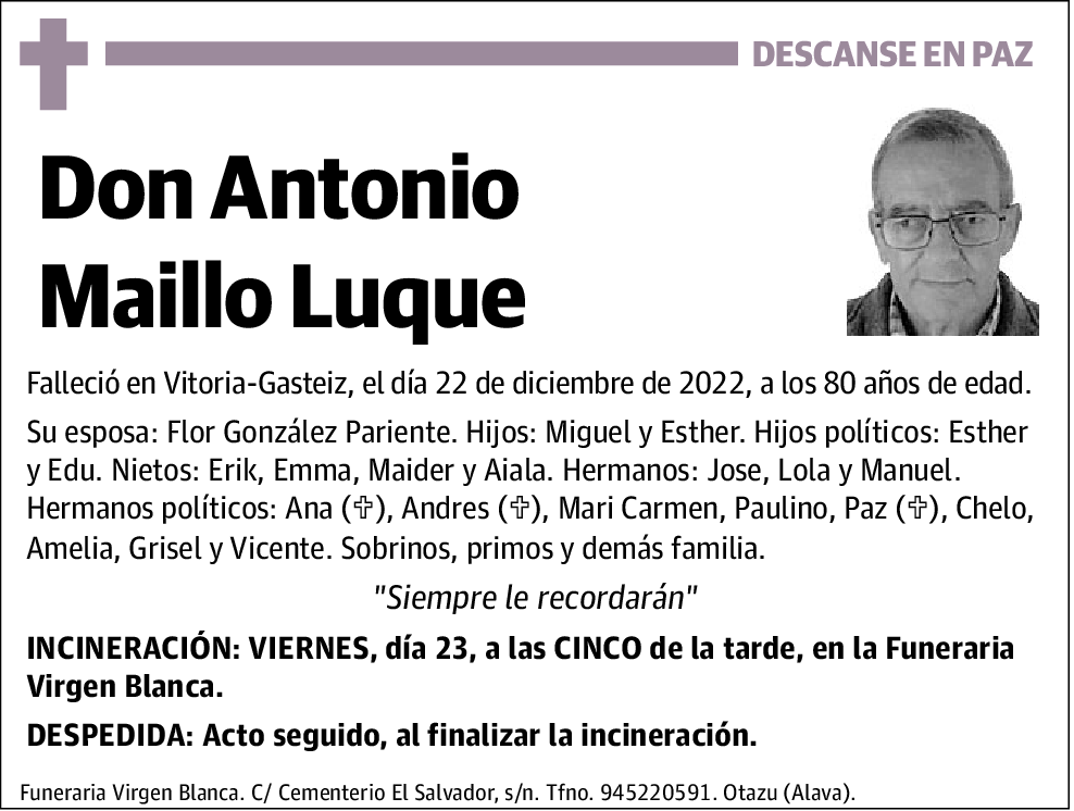 Antonio Maillo Luque