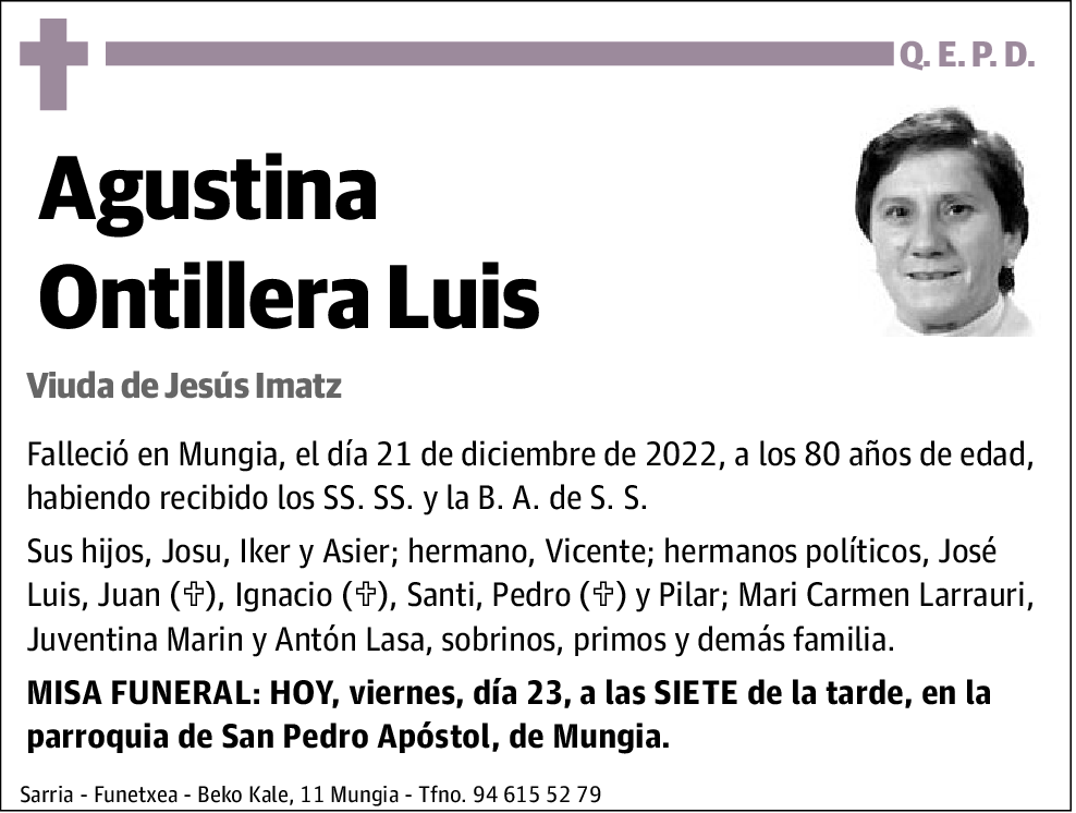 Agustina Ontillera Luis