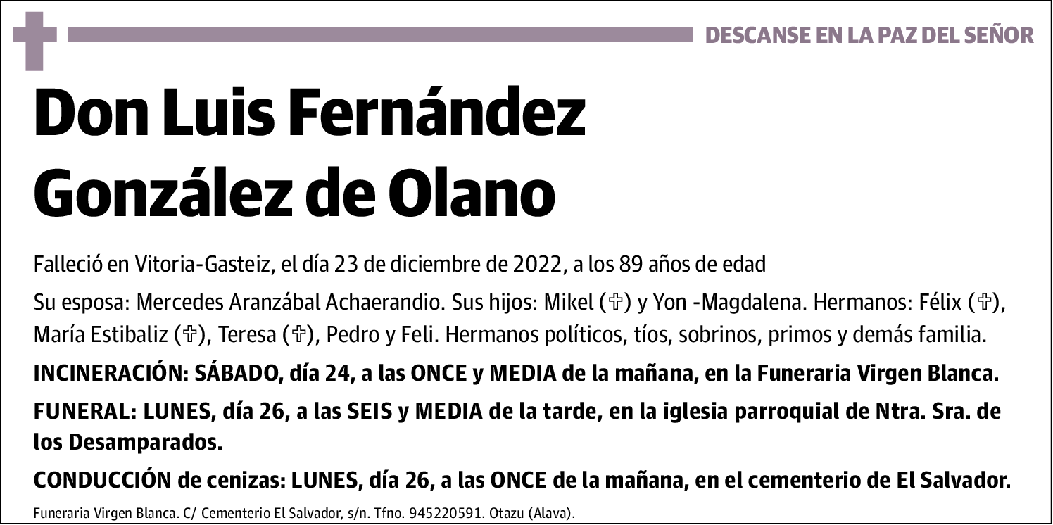 Luis Fernández González de Olano