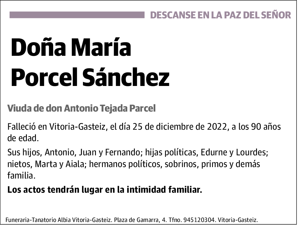 María Porcel Sánchez