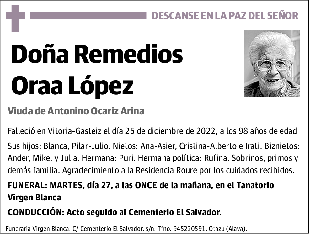 Remedios Oraa López