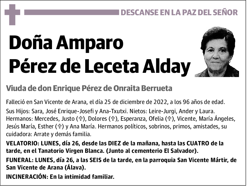 Amparo Pérez de Leceta Alday