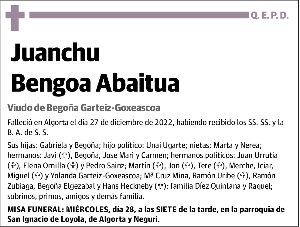 Juanchu Bengoa Abaitua