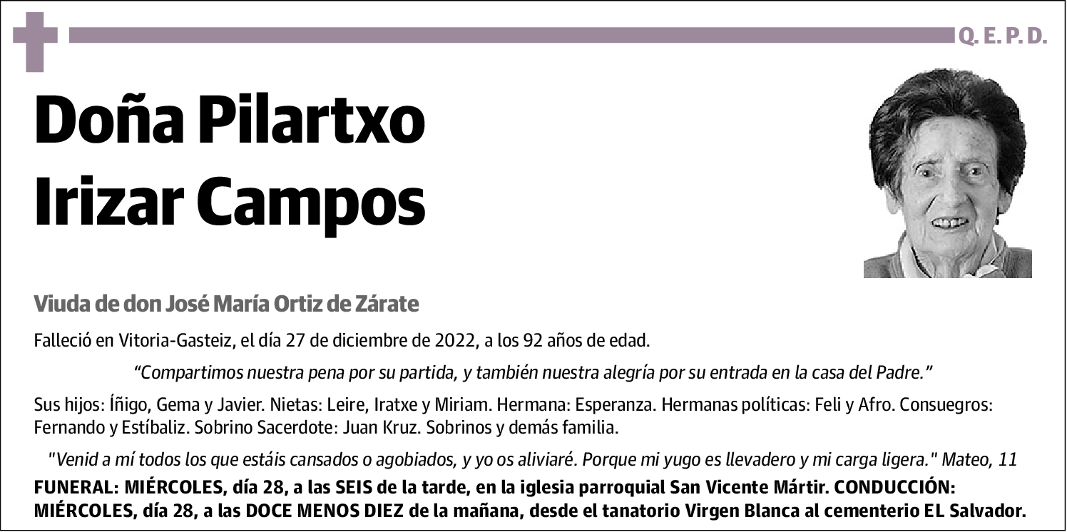 Pilartxo Irizar Campos