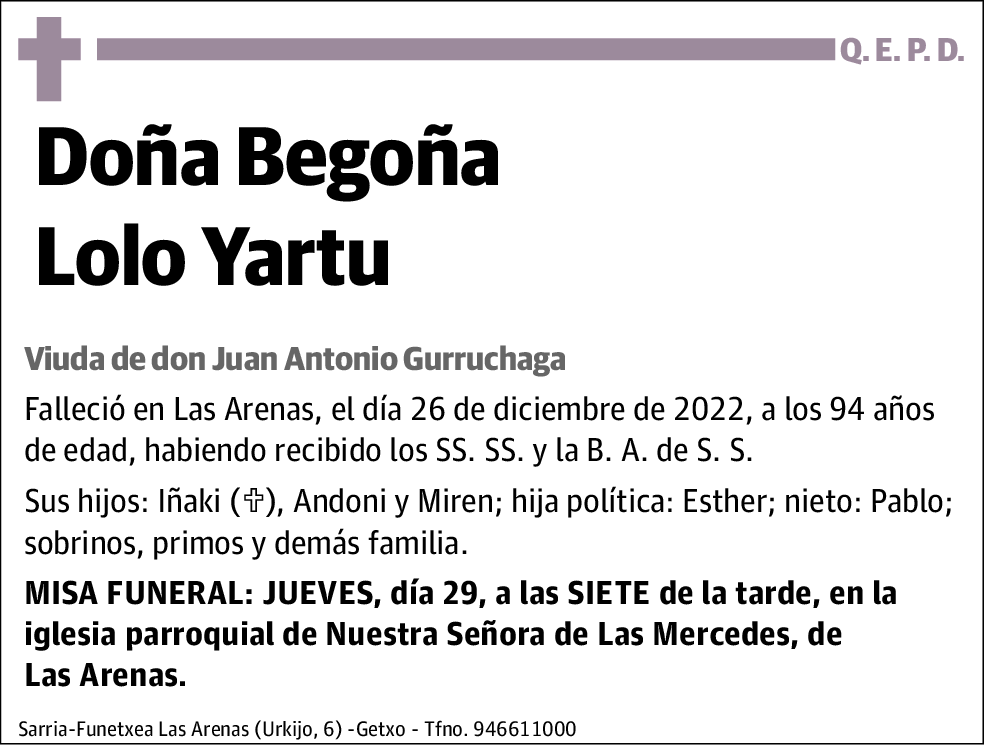 Begoña Lolo Yartu