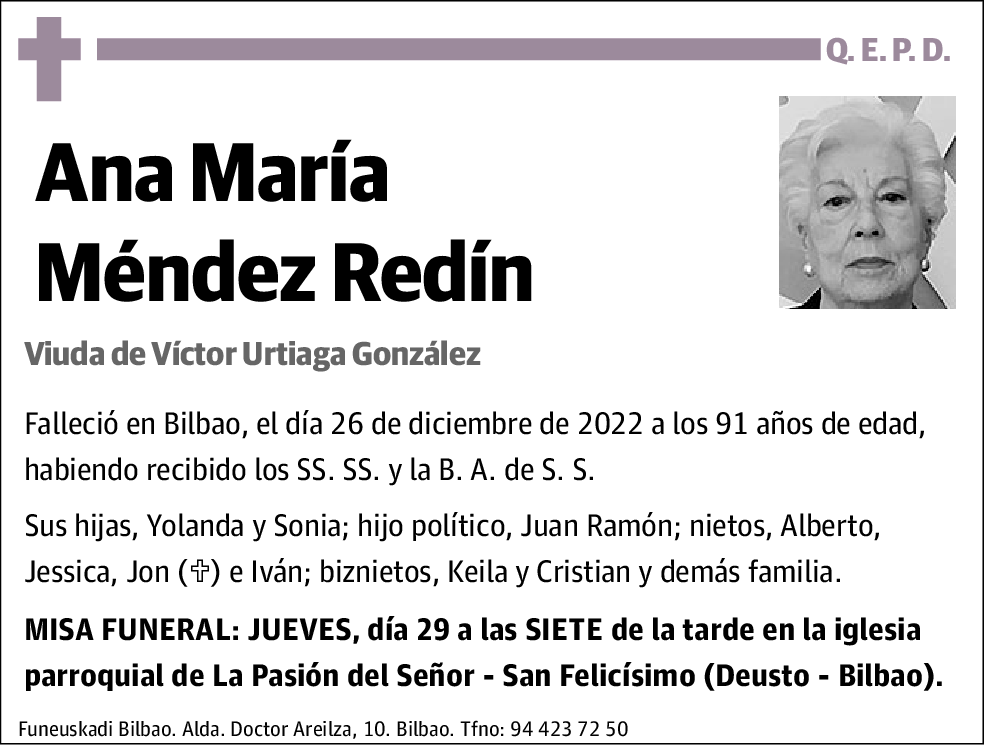 Ana María Méndez Rendín