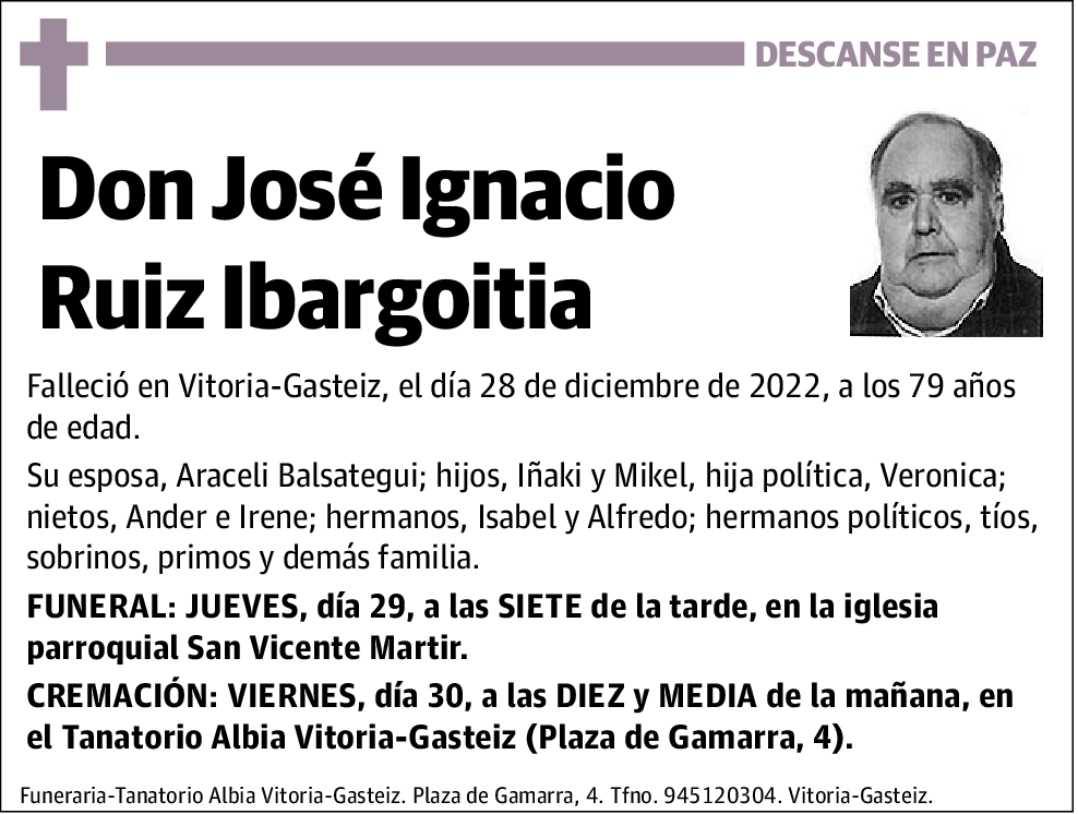 José Ignacio Ruiz Ibargoitia