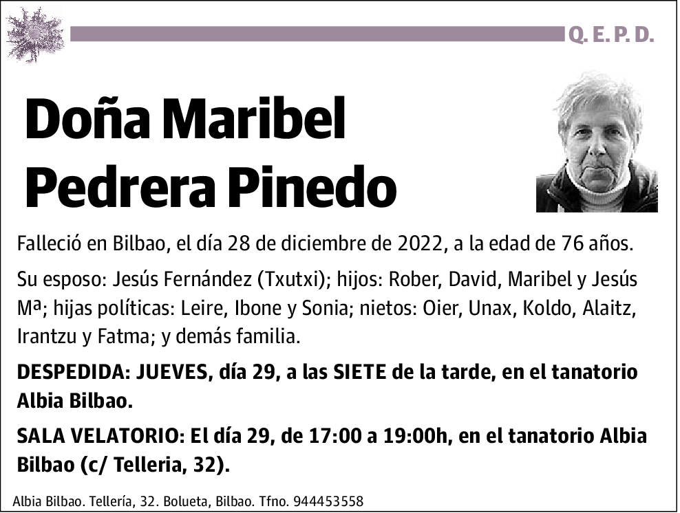 Maribel Pedrera Pinedo