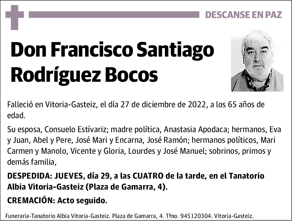 Francisco Santiago Rodríguez Bosco