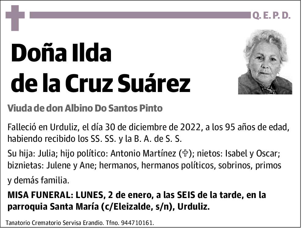 Ilda de la Cruz Suárez