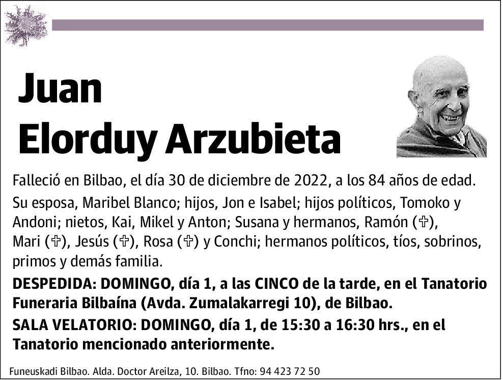 Juan Elorduy Arzubieta