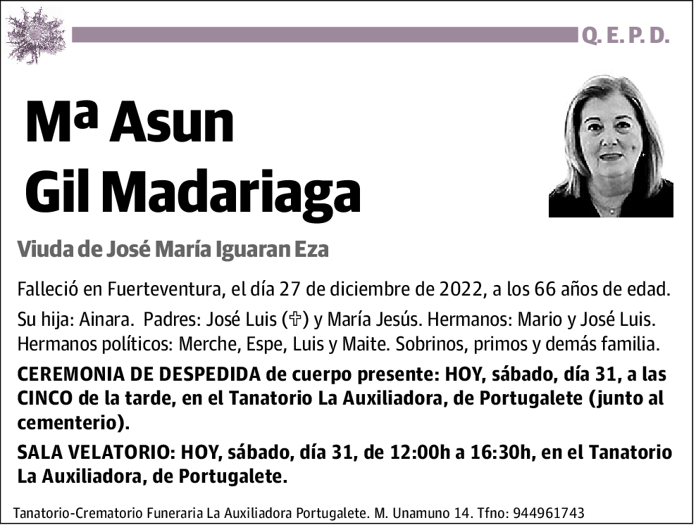 Mª Asun Gil Madariaga