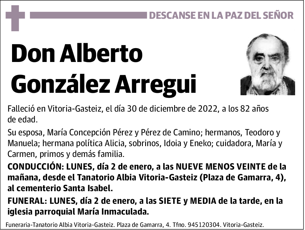 Alberto Gonzalez Arregui