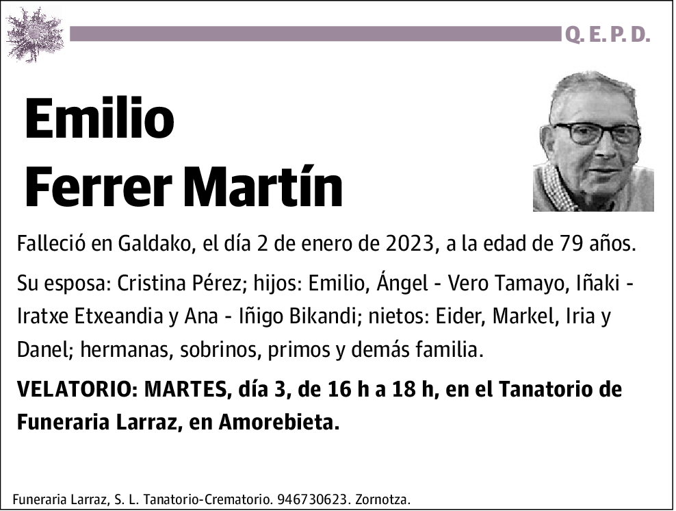 Emilio Ferrer Martín