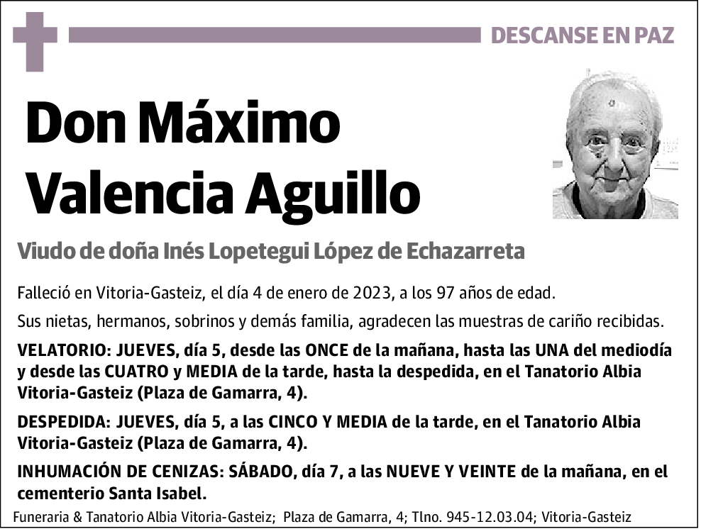 Máximo Valencia Aguillo