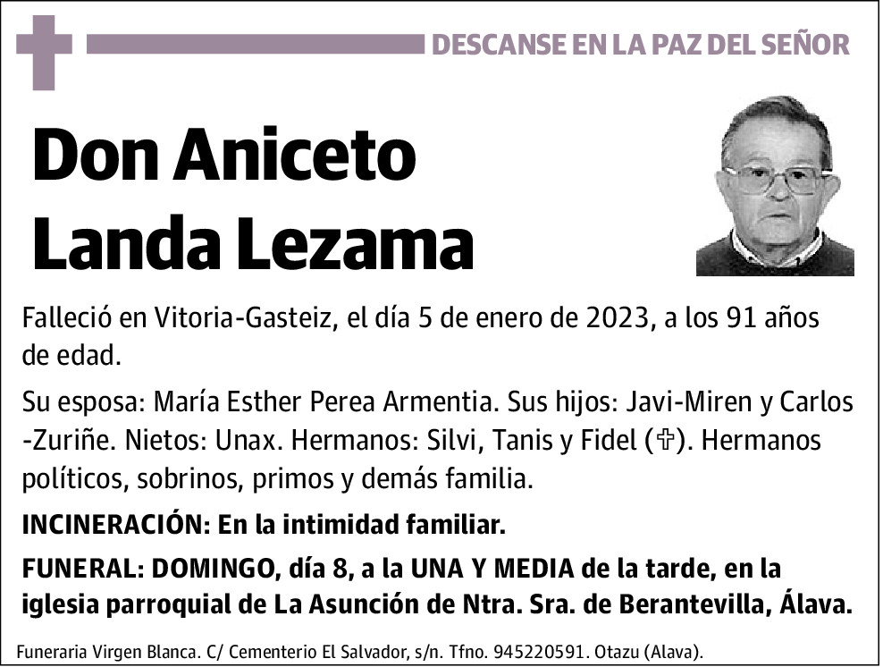 Aniceto Landa Lezama