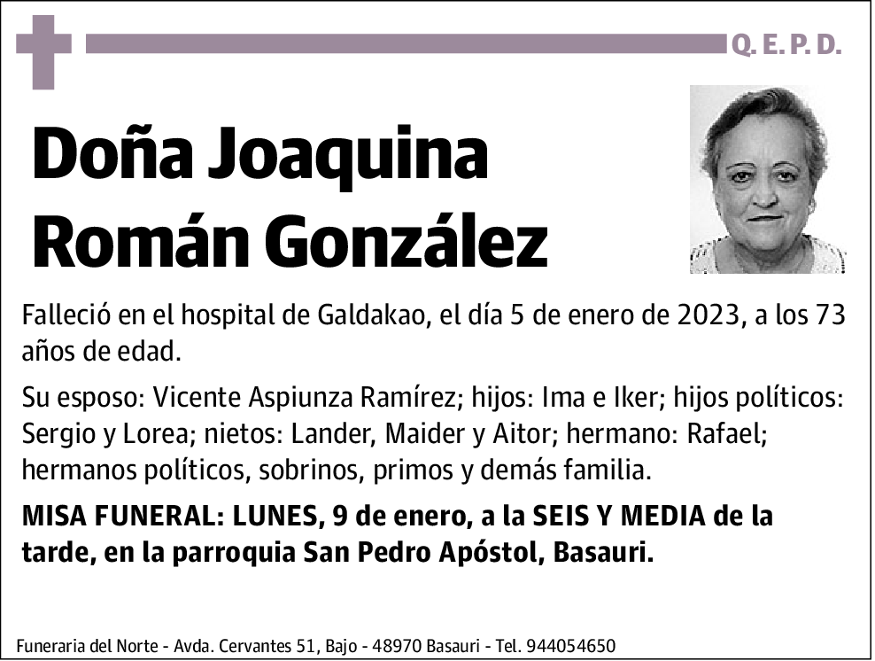 Joaquina Román González