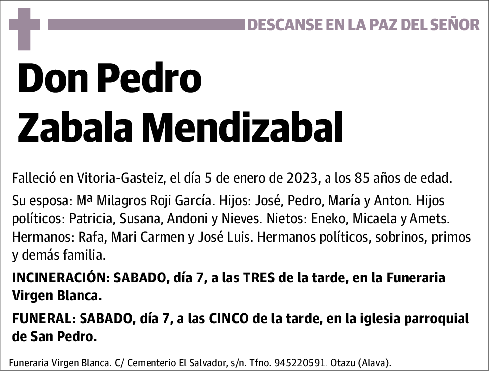 Pedro Zabala Mendizabal