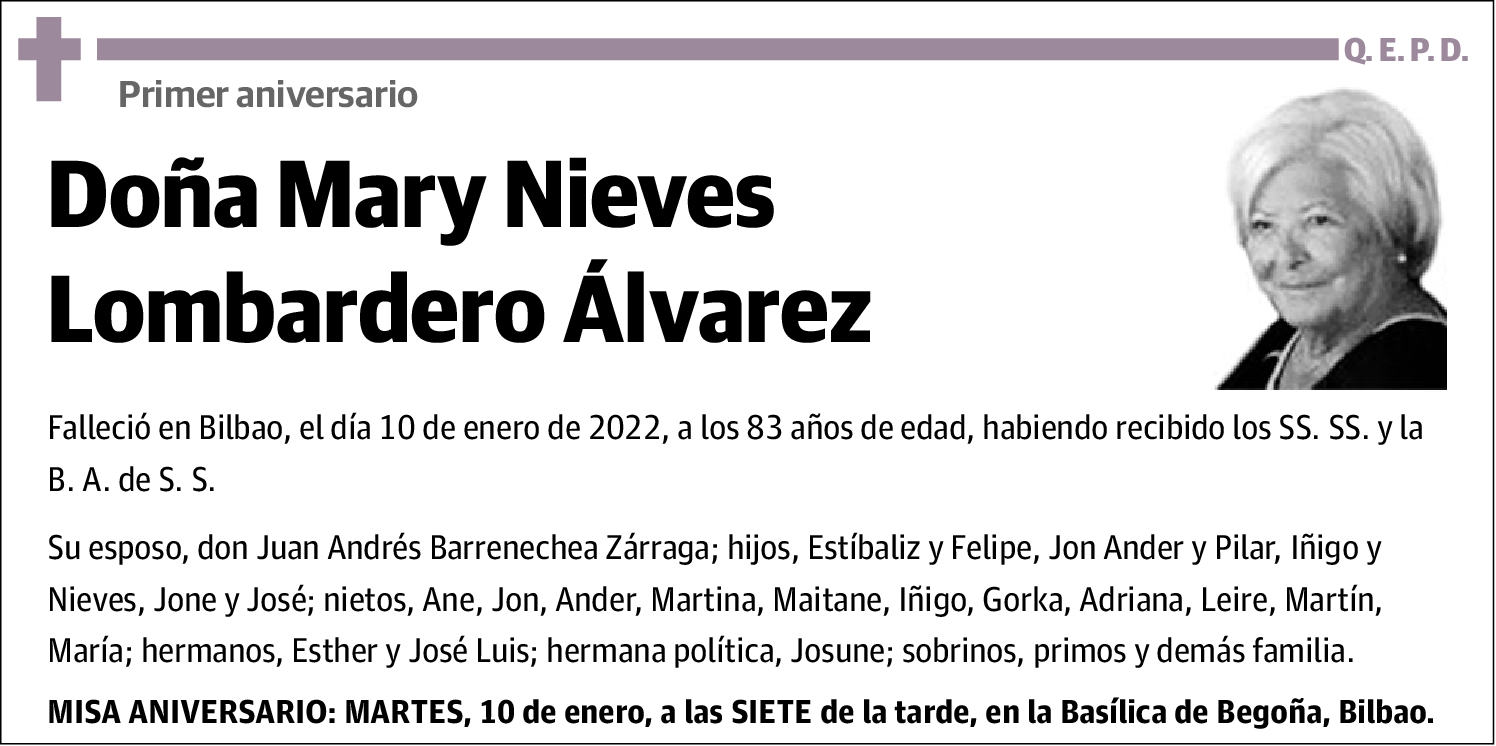 Mary Nieves Lombardero Álvarez