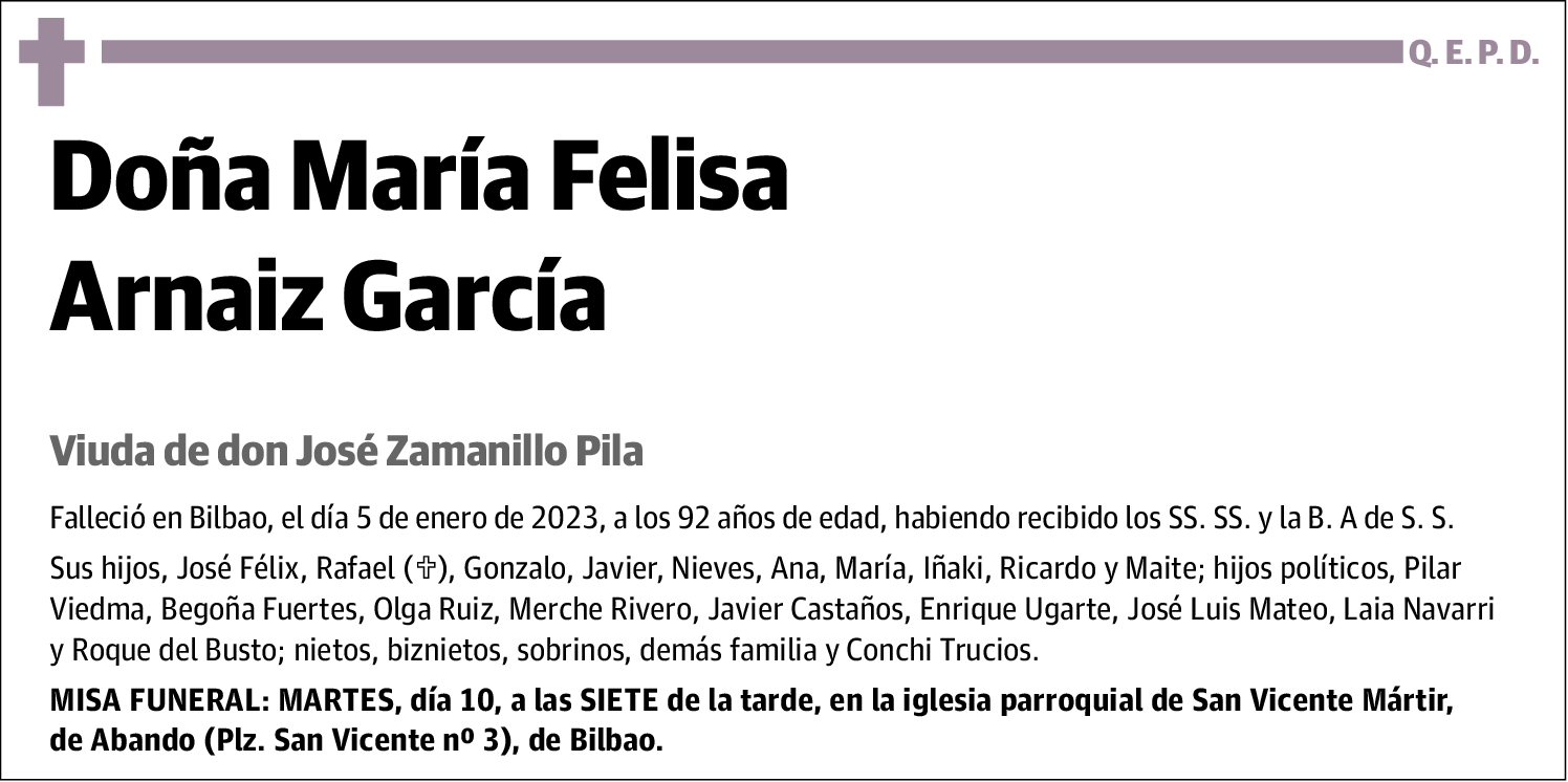 María Felisa Arnaiz García