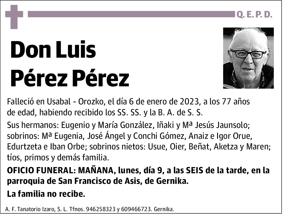 Luis Pérez Pérez