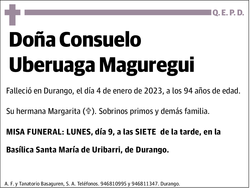 Consuelo Uberuaga Maguregui