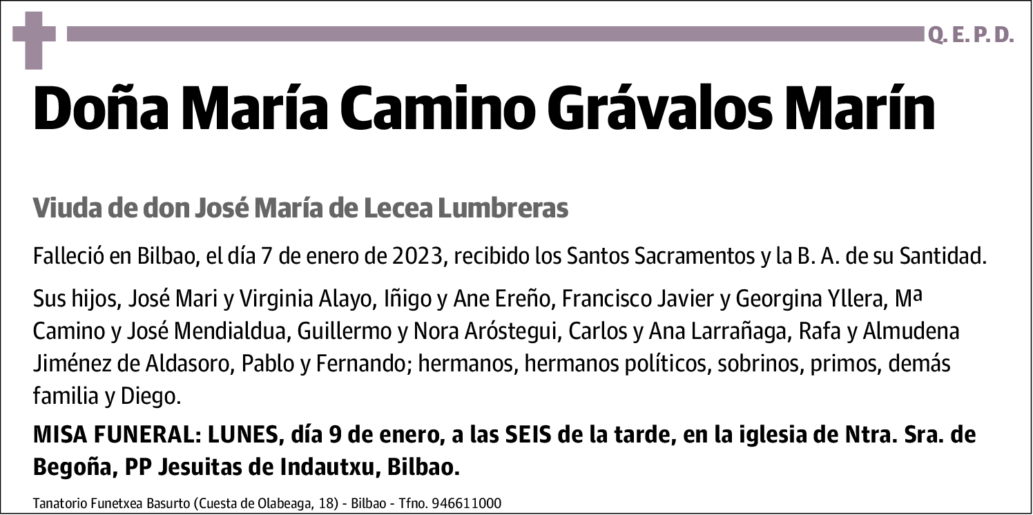 María Camino Grávalos Marín