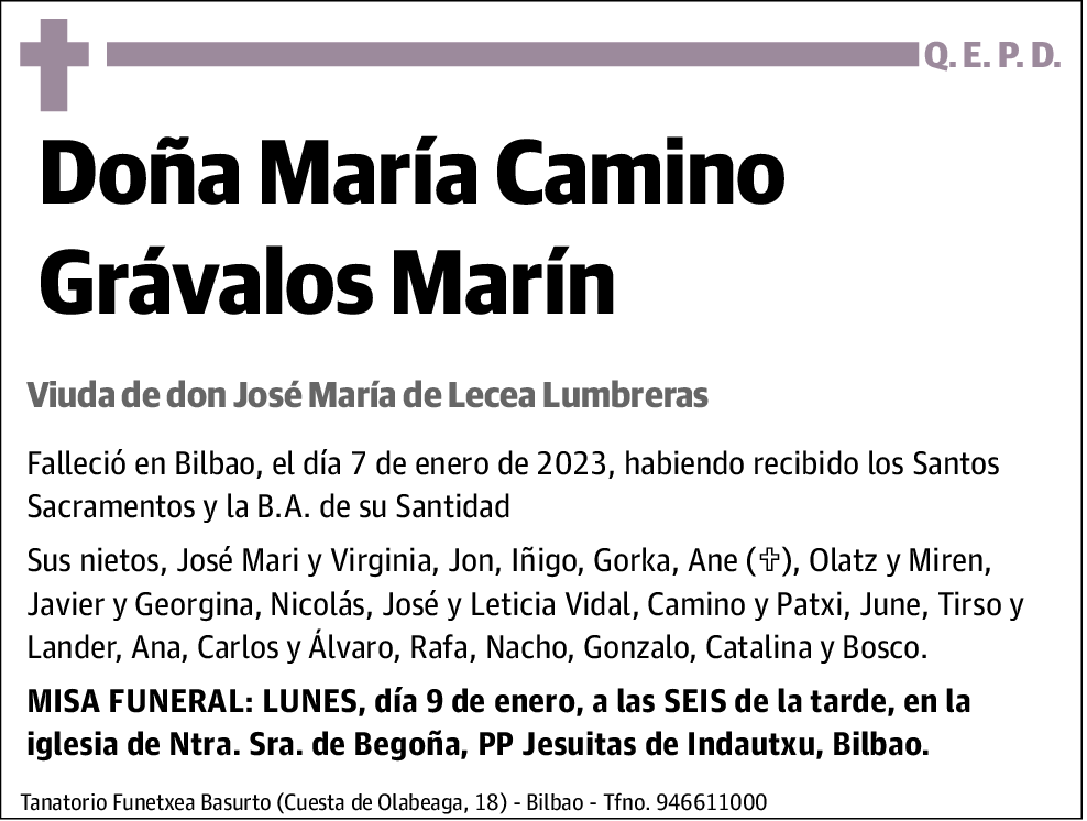 María Camino Grávalos Marín