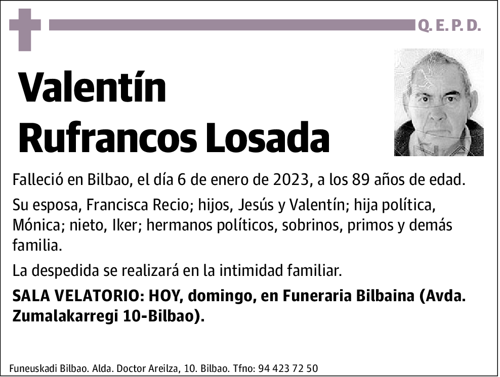 Valentín Rufrancos Losada