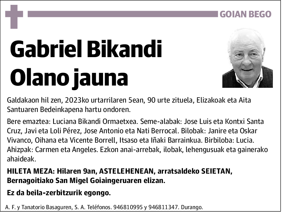 Gabriel Bikandi Olano