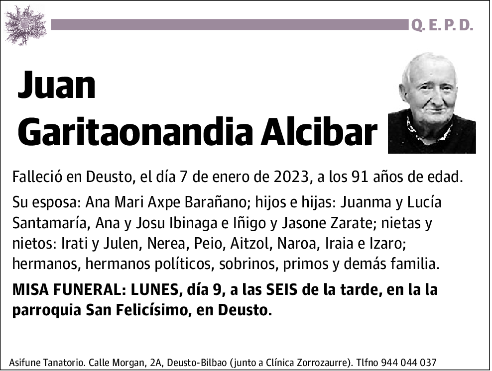 Juan Garitaonandia Alcibar