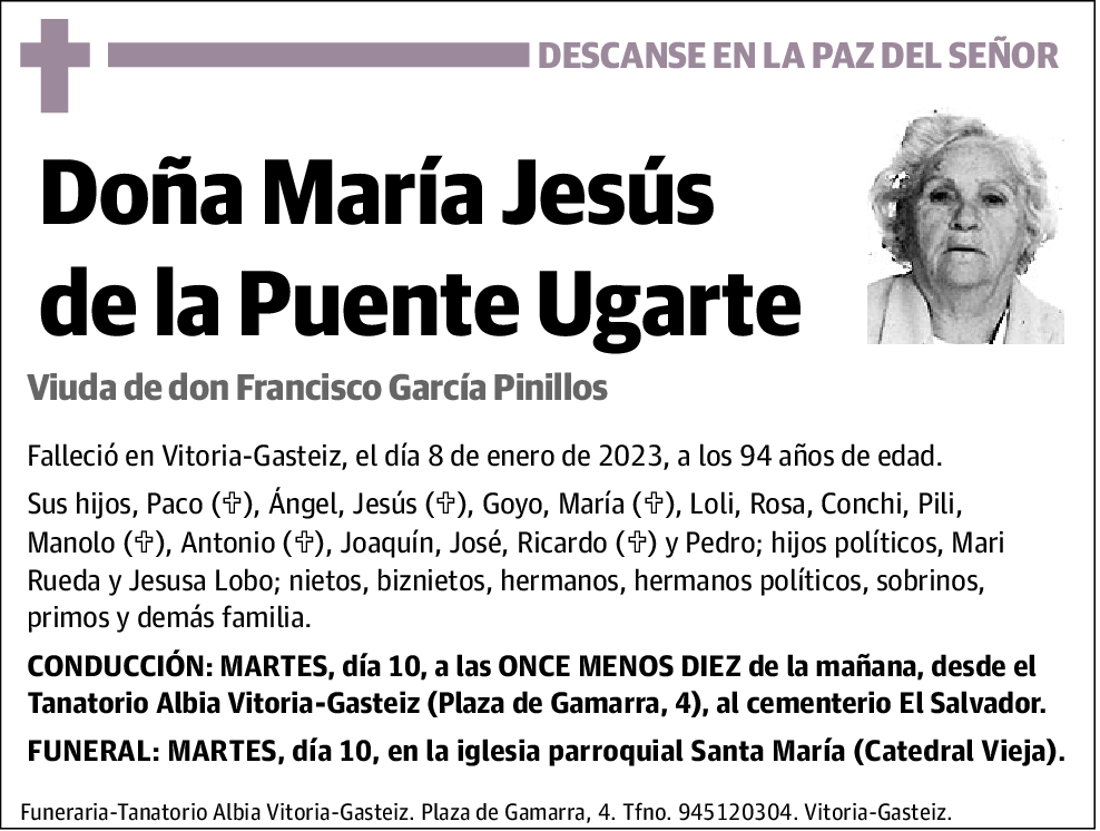 María Jesús de la Puente Ugarte