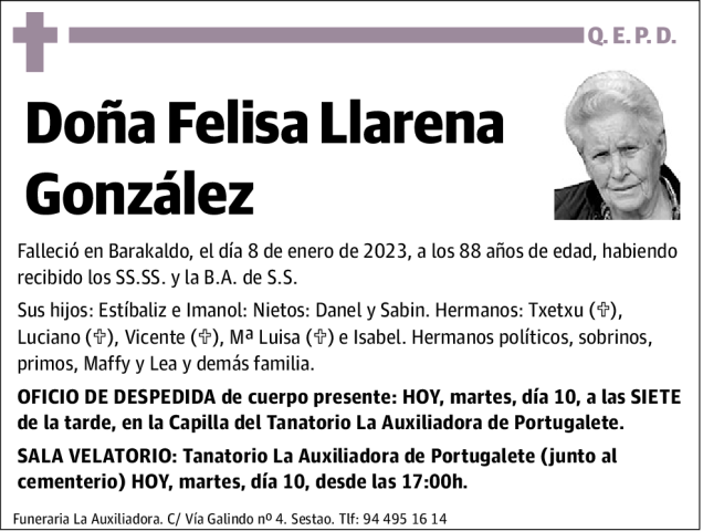 Felisa Llarena González