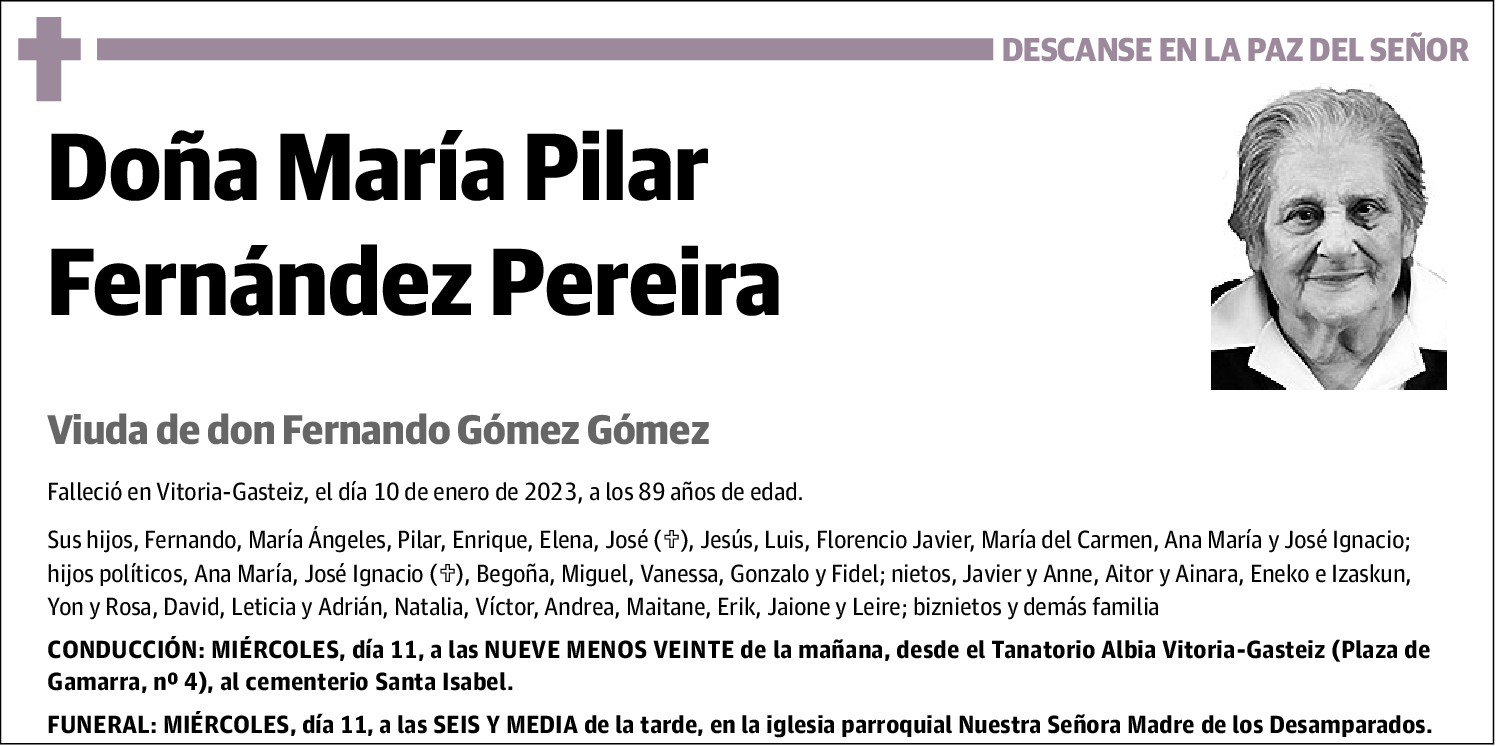 María Pilar Fernández Pereira