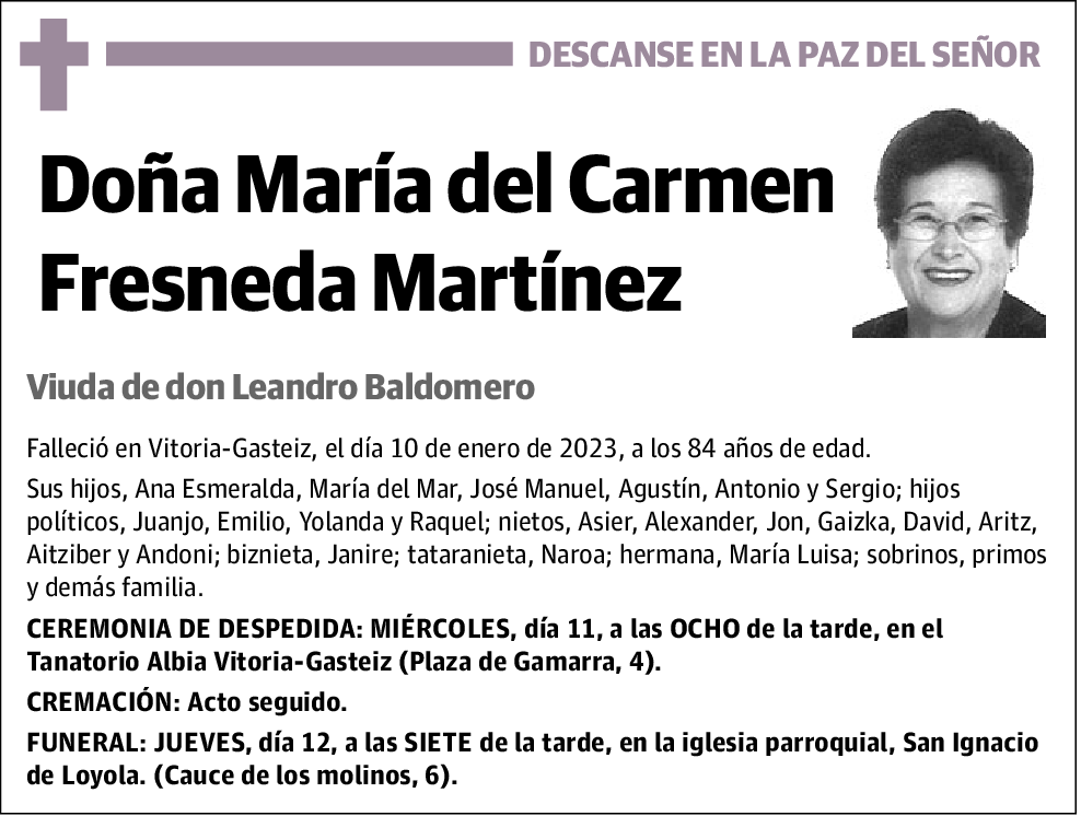 María del Carmen Fresneda Martínez