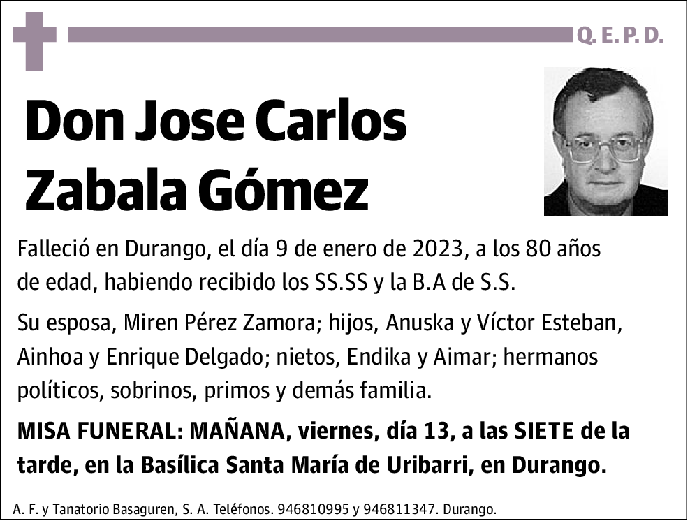 Jose Carlos Zabala Gómez