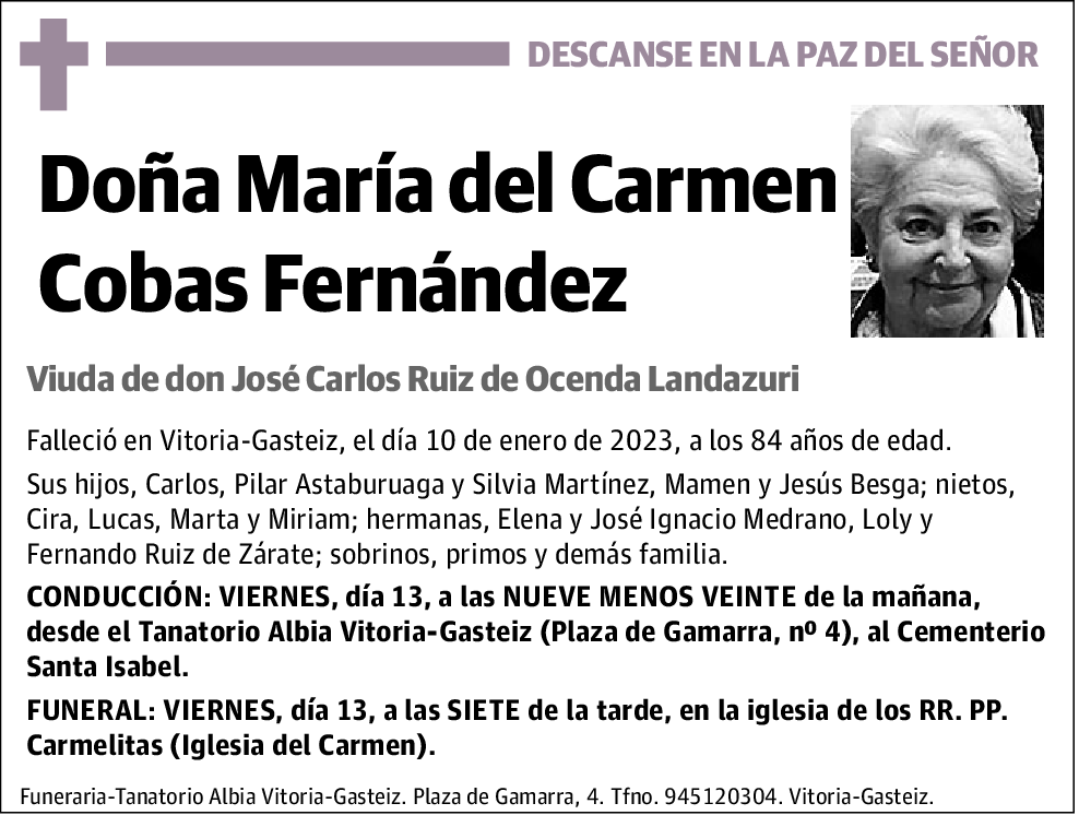María del Carmen Cobas Fernández