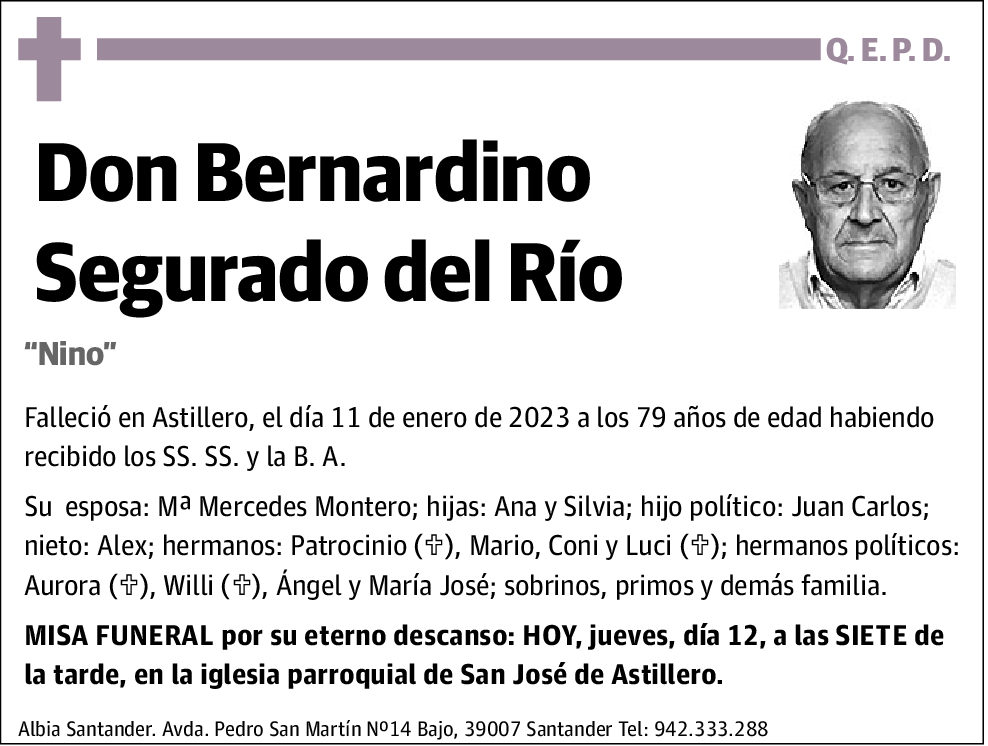 Bernardino Segurado del Río