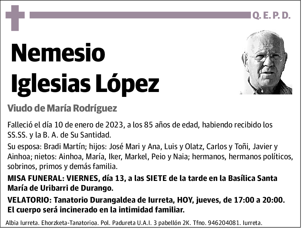 Nemesio Iglesias López