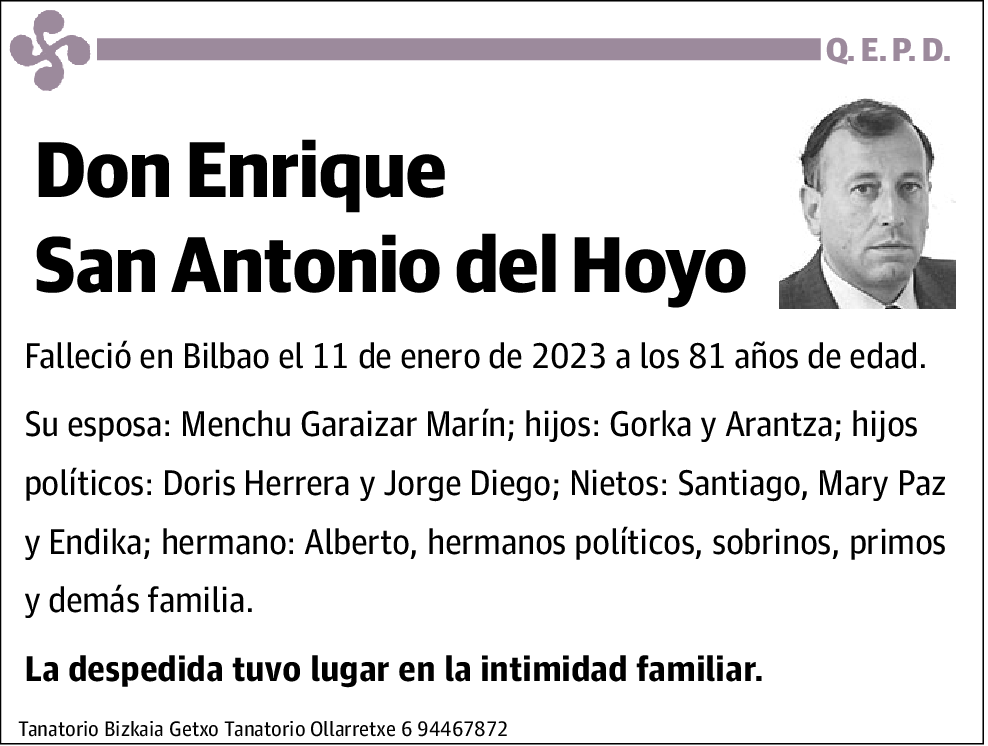 Enrique San Antonio del Hoyo