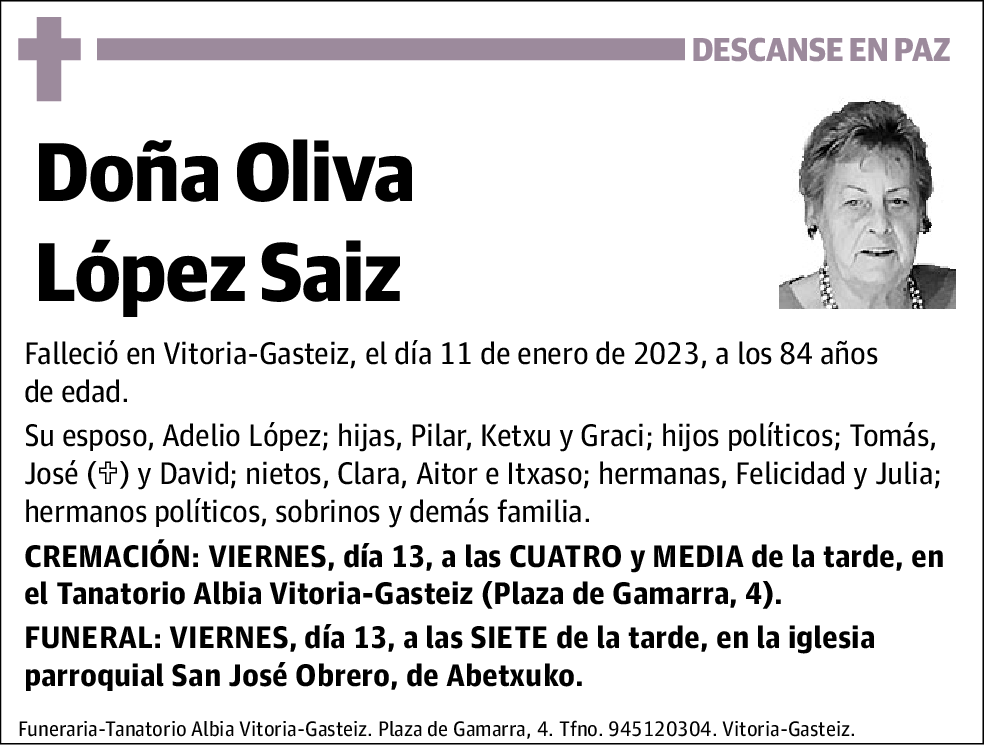 Oliva López Saiz