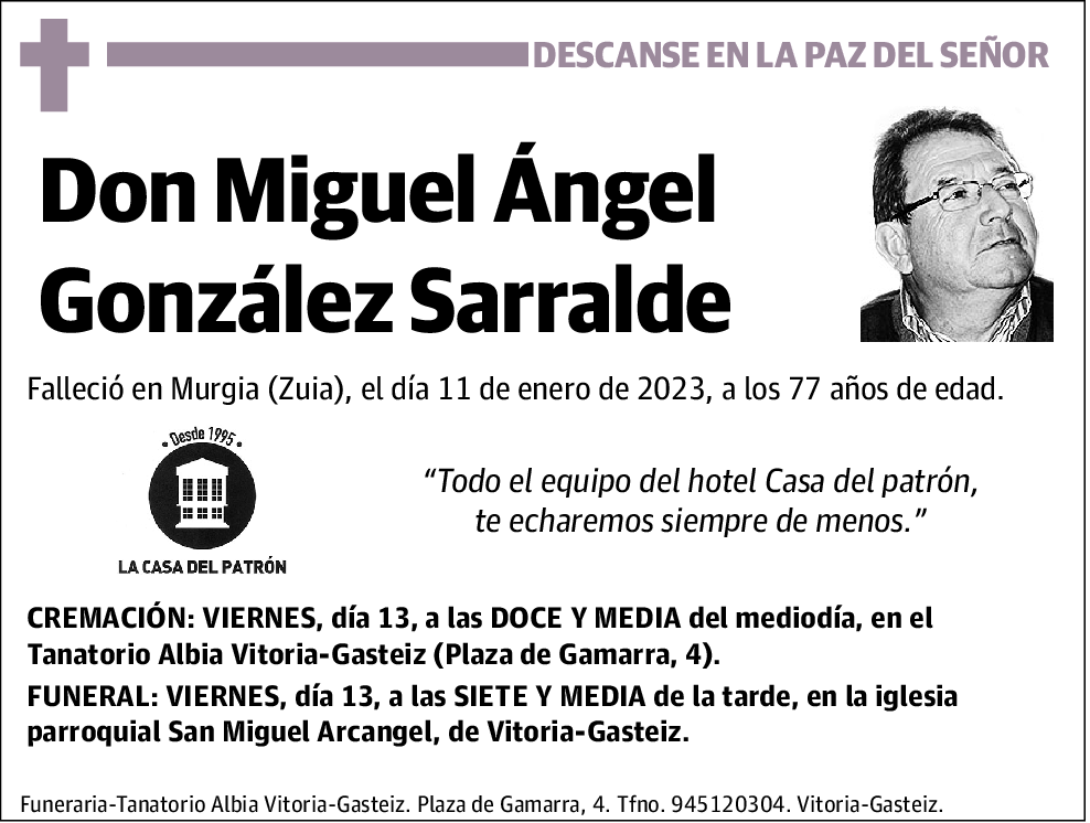 Miguel Ángel González Sarralde