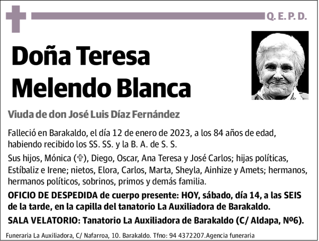 Teresa Melendo Blanca