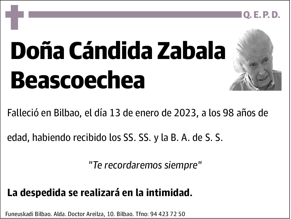 Cándida Zabala Beascoechea