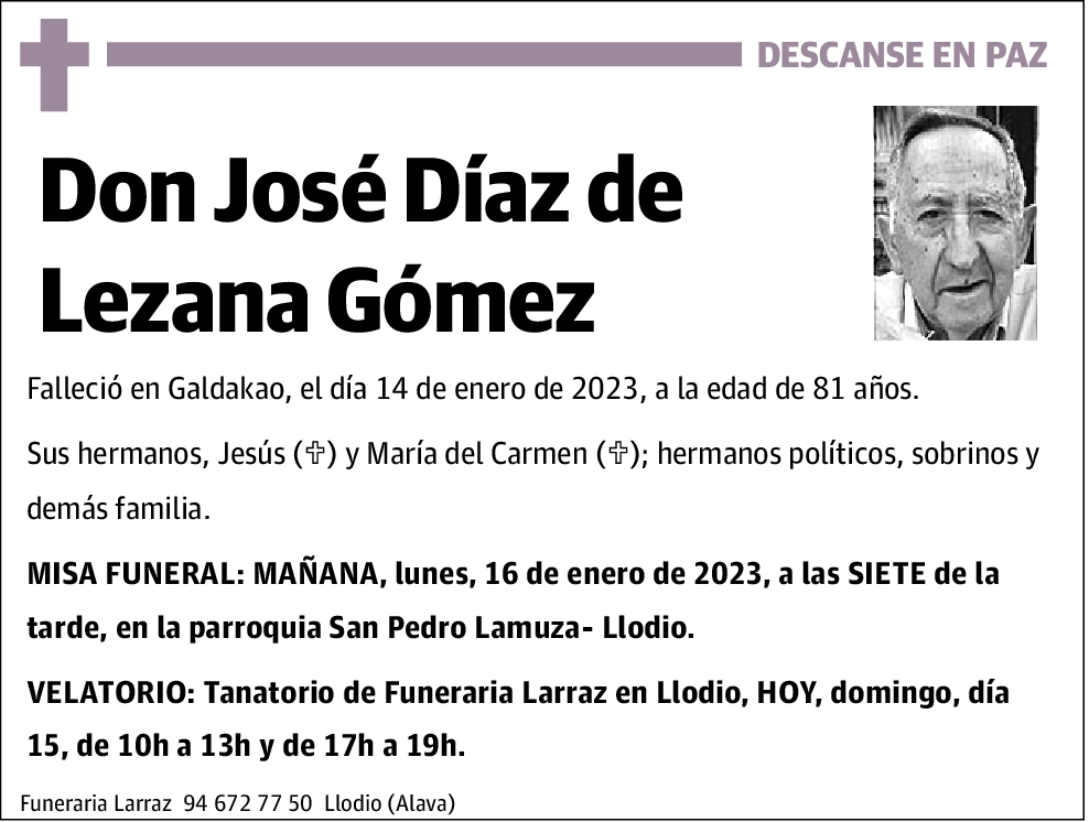 José Díaz De Lezana Gómez