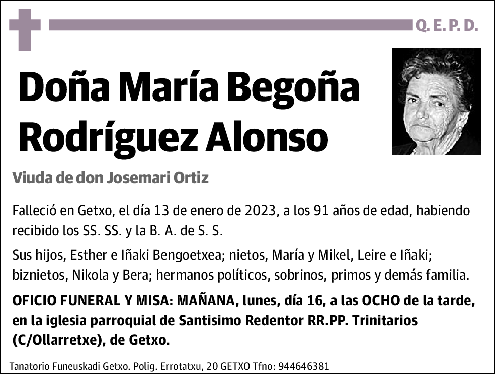 María Begoña Rodríguez Alonso