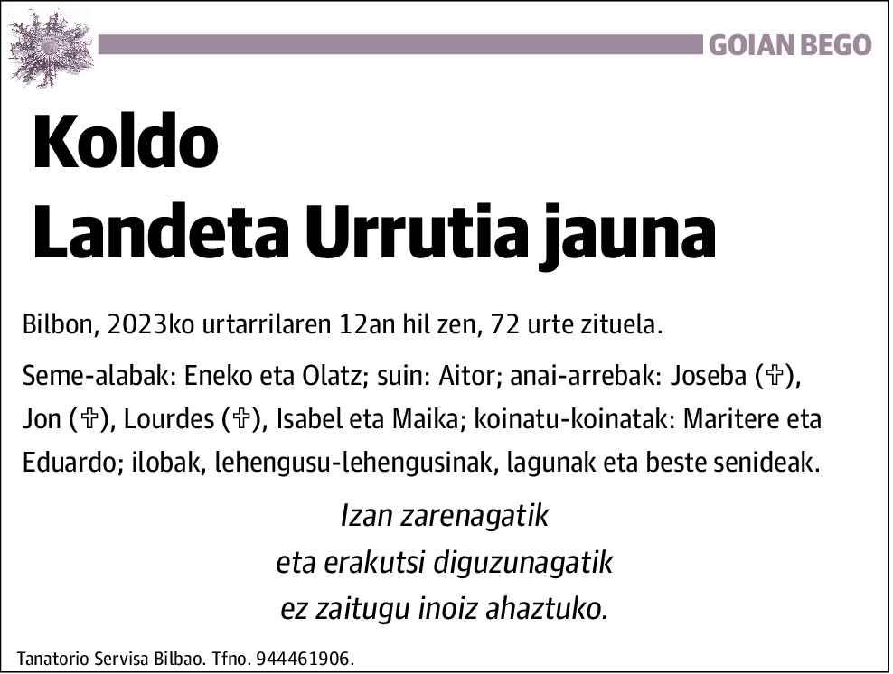 Koldo Landeta Urrutia