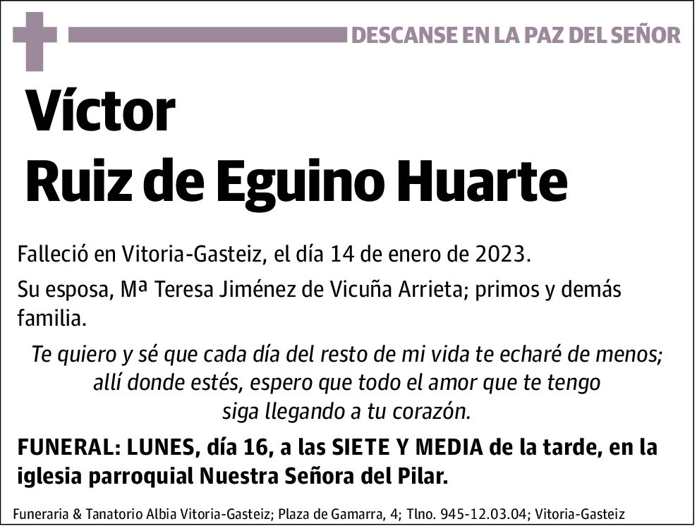 Víctor Ruiz de Eguino Huarte