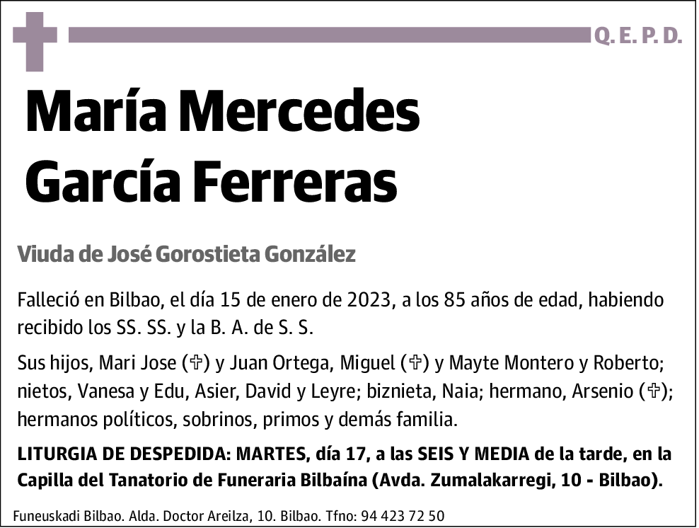 María Mercedes García Ferreras